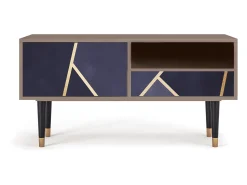 Móvel De Tv* Mueble de TV - 115х59х48 cm - T3 - The Amethyst, Latte Bege