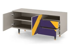 Móvel De Tv* Mueble de TV - 125х56х41 cm - T7 - The Brightest Way, Areia Bege