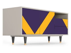 Móvel De Tv* Mueble de TV - 125х56х41 cm - T7 - The Brightest Way, Areia Bege