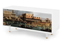 Online Mueble de TV - 125х56х41 cm - T7 - The Bucintoro, Branco Bege