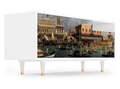 Online Mueble de TV - 125х56х41 cm - T7 - The Bucintoro, Branco Bege