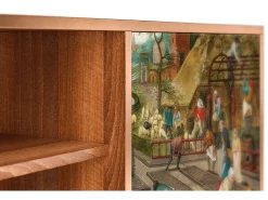 Móvel De Tv* Mueble de TV - 170х69х48 cm - T2 - The Younger - Spring, Nogueira Castanho