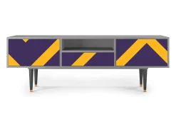 Móvel De Tv* Mueble de TV - 170х59х41 cm - T6 - The Brightest Way, Cinza Cinzento