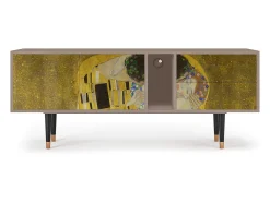 Móvel De Tv| Mueble de TV - 170х69х48 cm - T1 - The Kiss by Klimt , Latte Bege
