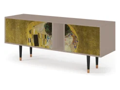 Móvel De Tv| Mueble de TV - 170х69х48 cm - T1 - The Kiss by Klimt , Latte Bege