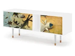 Móvel De Tv* Mueble de TV - 170х69х48 cm - T1 - The Garden by Bosch, Branco Bege