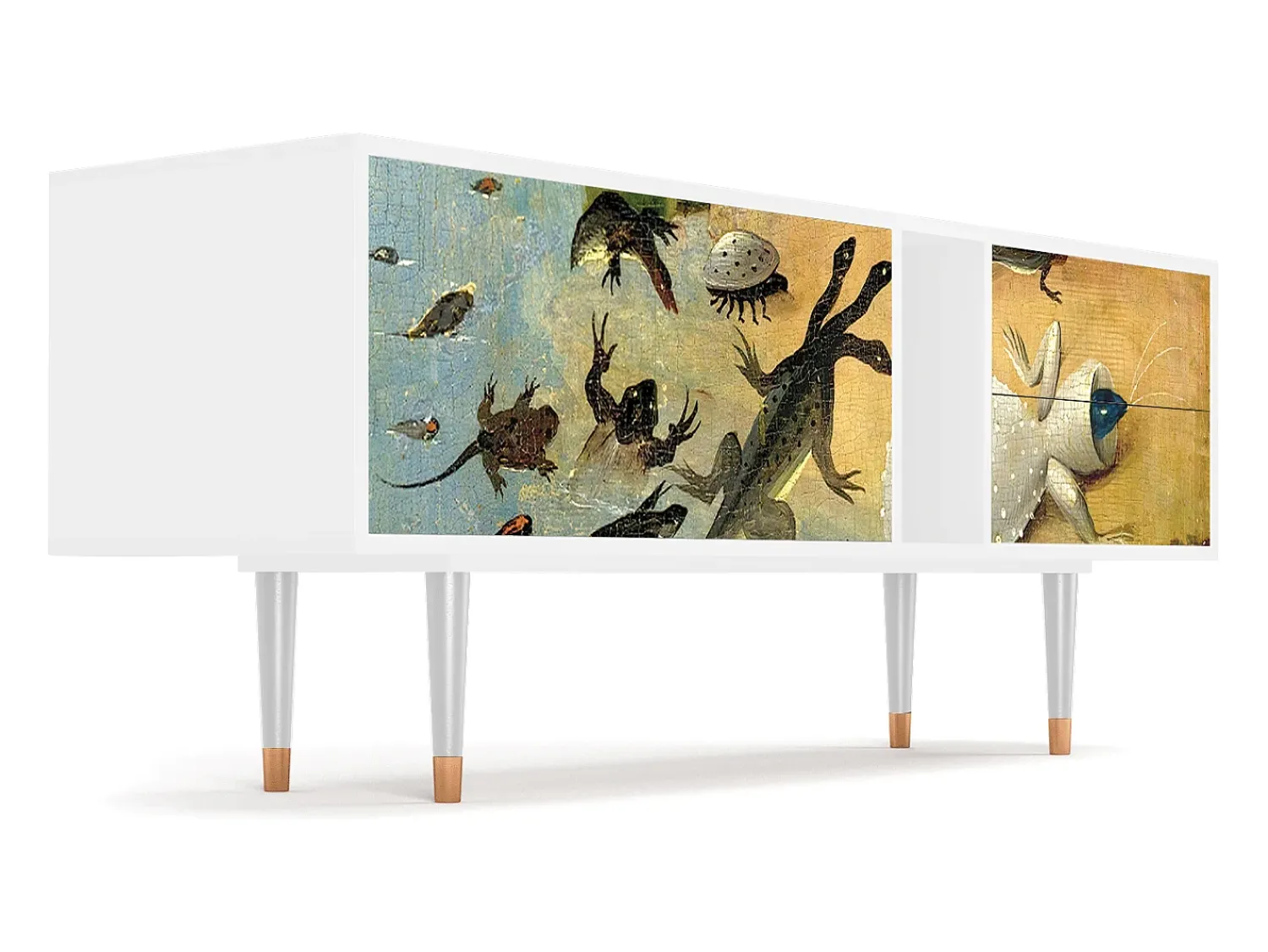 Móvel De Tv* Mueble de TV - 170х69х48 cm - T1 - The Garden by Bosch, Branco Bege