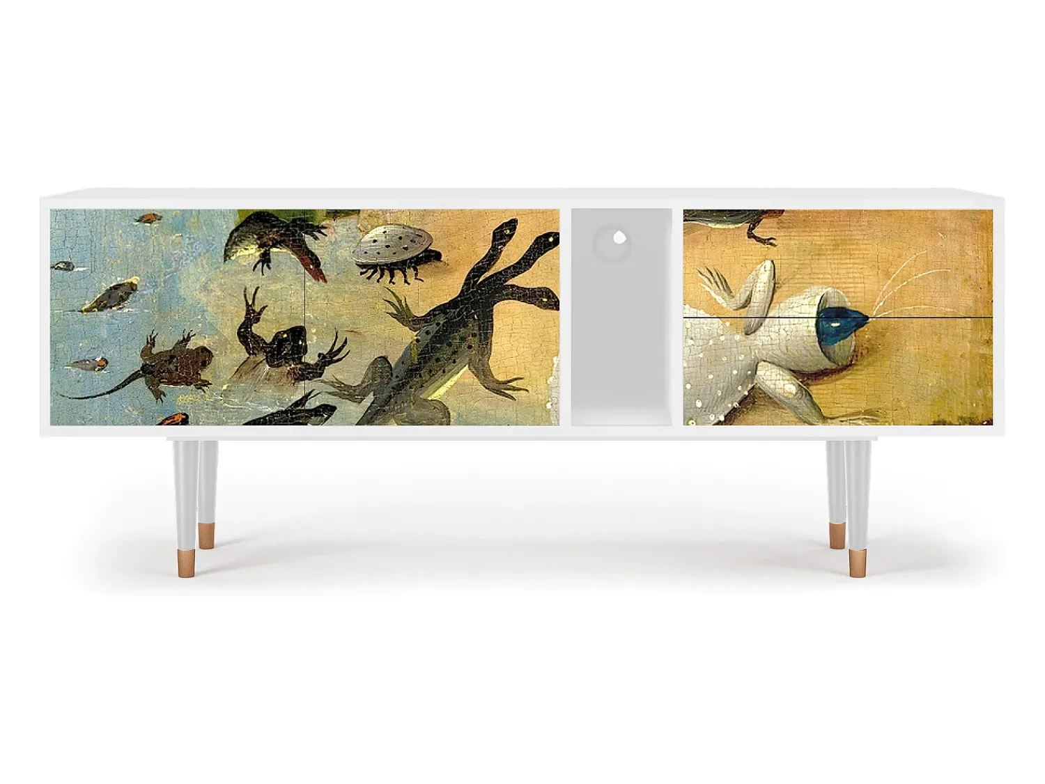 Móvel De Tv* Mueble de TV - 170х69х48 cm - T1 - The Garden by Bosch, Branco Bege
