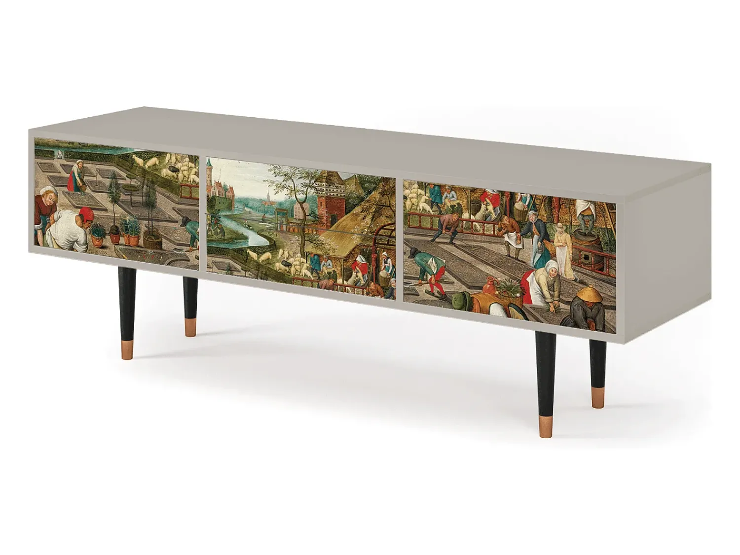 Hot Mueble de TV - 170х59х48 cm - T4 - The Younger - Spring, Areia Bege