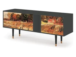 Mueble de TV - 170х69х48 cm - T1 - The Banks, Antracite^ Móvel De Tv