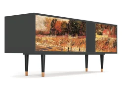 Mueble de TV - 170х69х48 cm - T1 - The Banks, Antracite^ Móvel De Tv