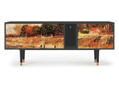 Mueble de TV - 170х69х48 cm - T1 - The Banks, Antracite^ Móvel De Tv