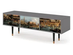 Mueble de TV - 170х59х48 cm - T4 - The Bucintoro, Cinza Cinzento