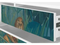 Móvel De Tv| Mueble de TV - 170х59х48 cm - T4 - The Repast of the Lion, Branco Bege