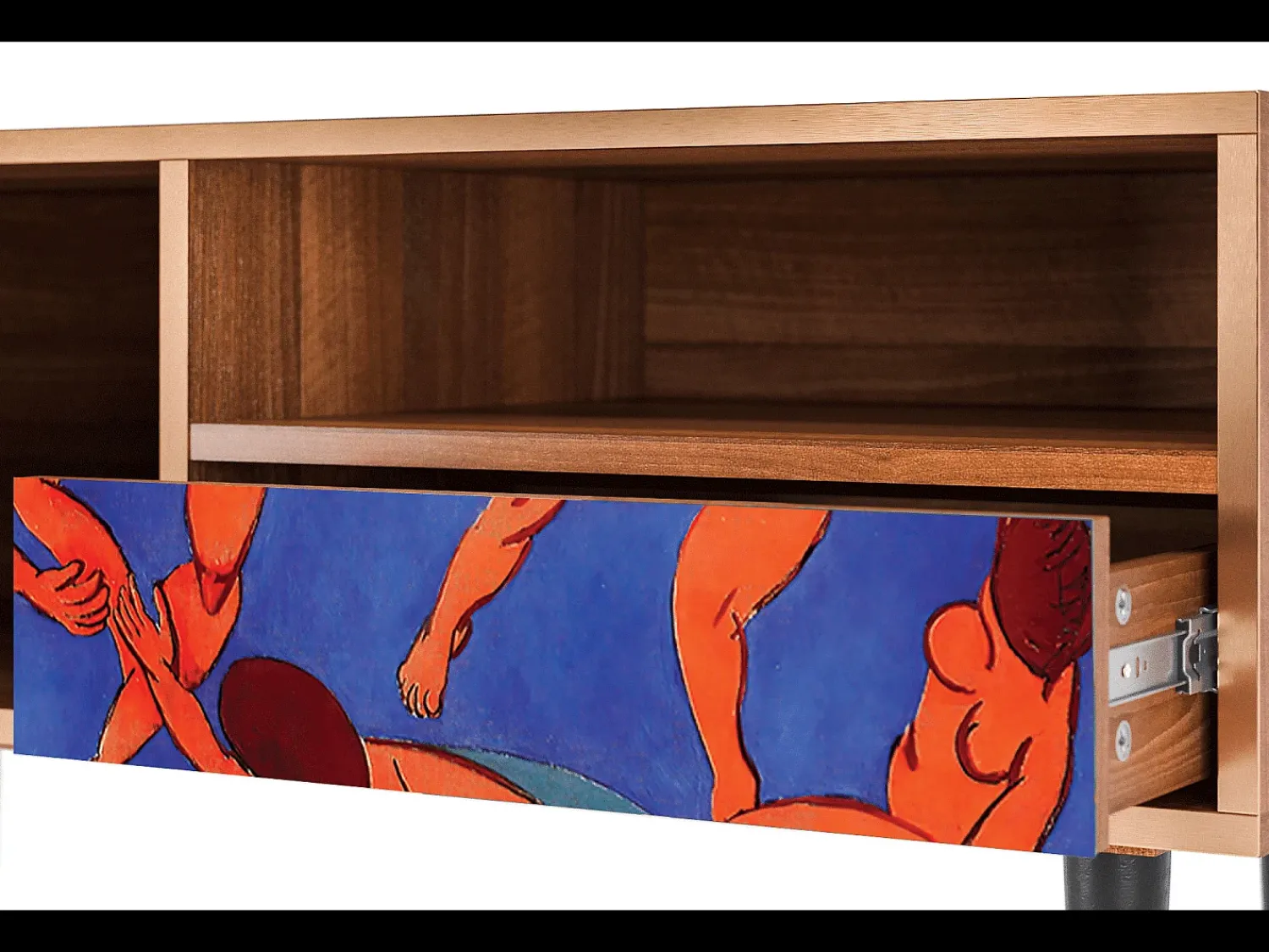 Móvel De Tv* Mueble de TV - 115х59х48 cm - T3 - The Dance by Matisse , Nogueira Castanho