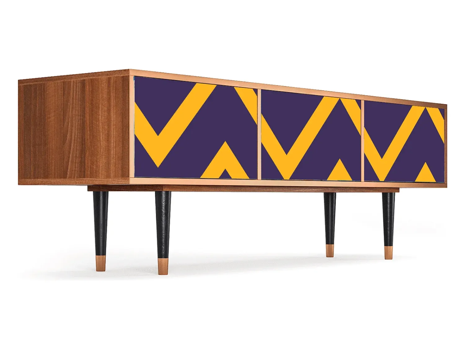 Hot Mueble de TV - 170х59х48 cm - T4 - The Brightest Way, Nogueira Castanho