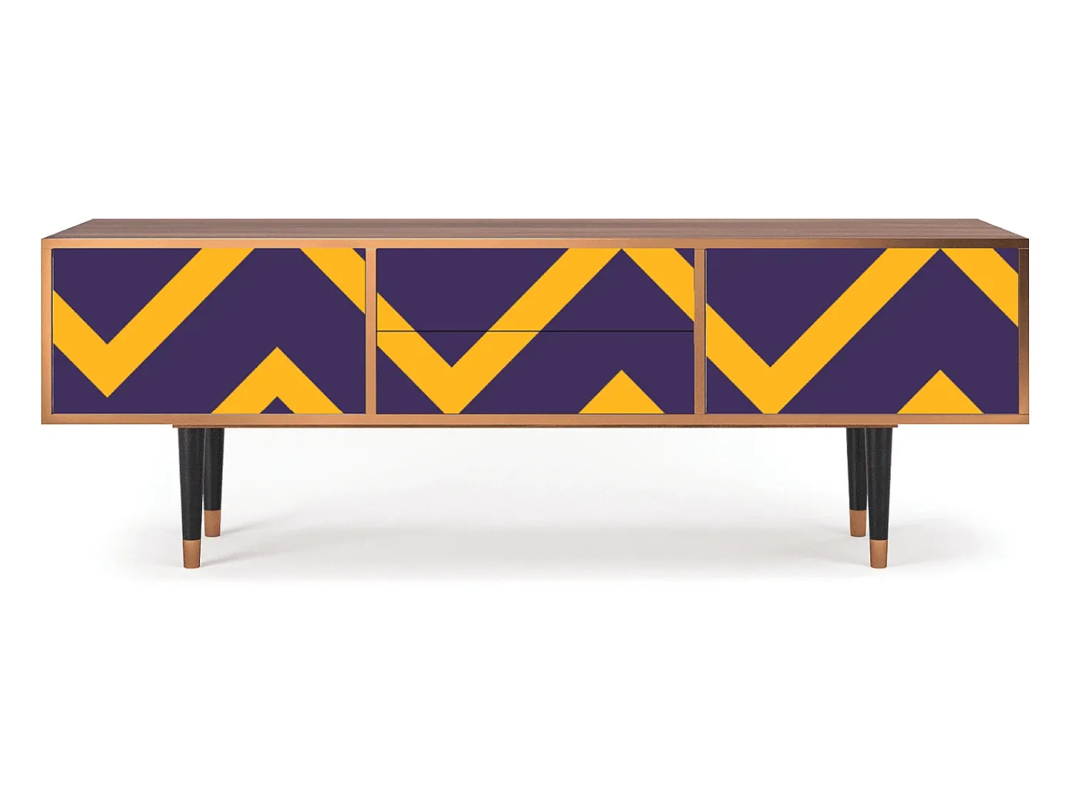 Hot Mueble de TV - 170х59х48 cm - T4 - The Brightest Way, Nogueira Castanho