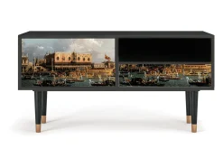 Móvel De Tv| Mueble de TV - 115х59х48 cm - T3 - The Bucintoro, Antracite Cinza antracite