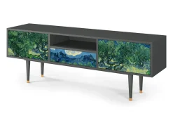 Móvel De Tv| Mueble de TV - 170х59х41 cm - T6 - The Oil Trees, Antracite Cinza antracite