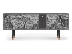 Móvel De Tv* Mueble de TV - 170х69х48 cm - T1 - The Temptation, Cinza Cinzento