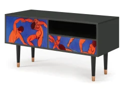Móvel De Tv| Mueble de TV - 115х59х48 cm - T3 - The Dance by Matisse , Antracite Cinza antracite