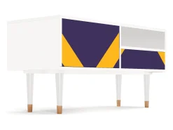 Móvel De Tv* Mueble de TV - 115х59х48 cm - T3 - The Brightest Way, Branco Bege