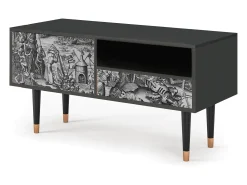 Discount Mueble de TV - 115х59х48 cm - T3 - The Temptation, Antracite Cinza antracite