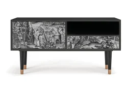 Discount Mueble de TV - 115х59х48 cm - T3 - The Temptation, Antracite Cinza antracite