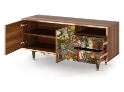 Best Mueble de TV - 125х56х41 cm - T7 - The Younger - Spring, Nogueira Castanho