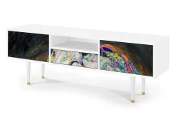 Online Mueble de TV - 170х59х41 cm - T6 - The Maiden by Klimt, Branco Bege