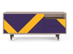 Hot Mueble de TV - 125х56х41 cm - T7 - The Brightest Way, Latte Bege