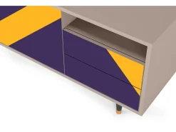 Hot Mueble de TV - 125х56х41 cm - T7 - The Brightest Way, Latte Bege