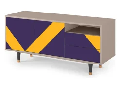 Hot Mueble de TV - 125х56х41 cm - T7 - The Brightest Way, Latte Bege