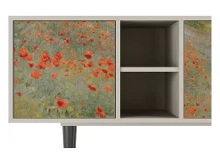 Sale Mueble de TV - 150х69х41 cm - T5 - The Poppy Field , Areia Bege