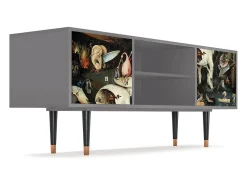 Hot Mueble de TV - 170х69х48 cm - T2 - The Garden 2, Cinza Cinzento