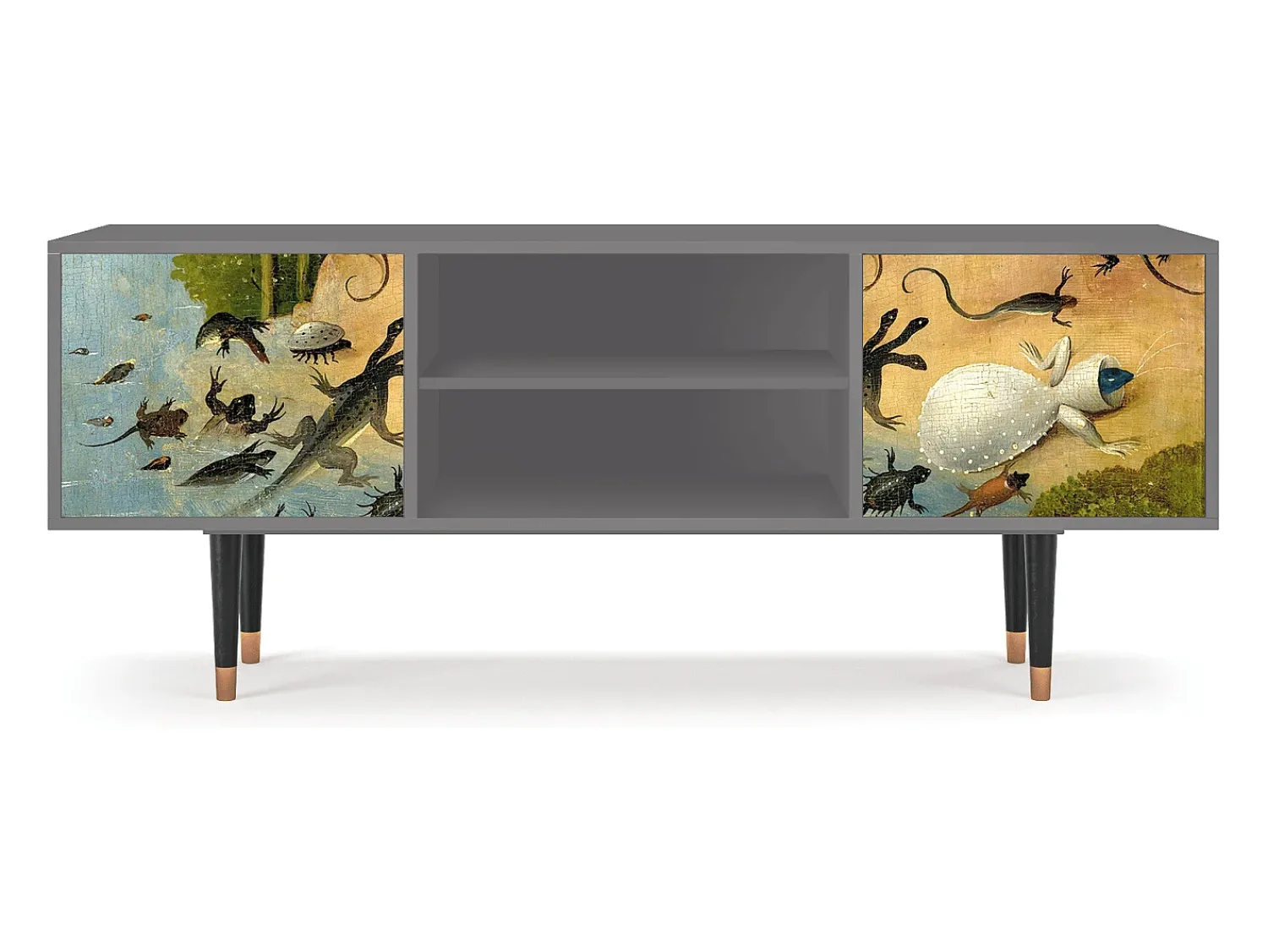 Online Mueble de TV - 170х69х48 cm - T2 - The Garden by Bosch, Cinza Cinzento