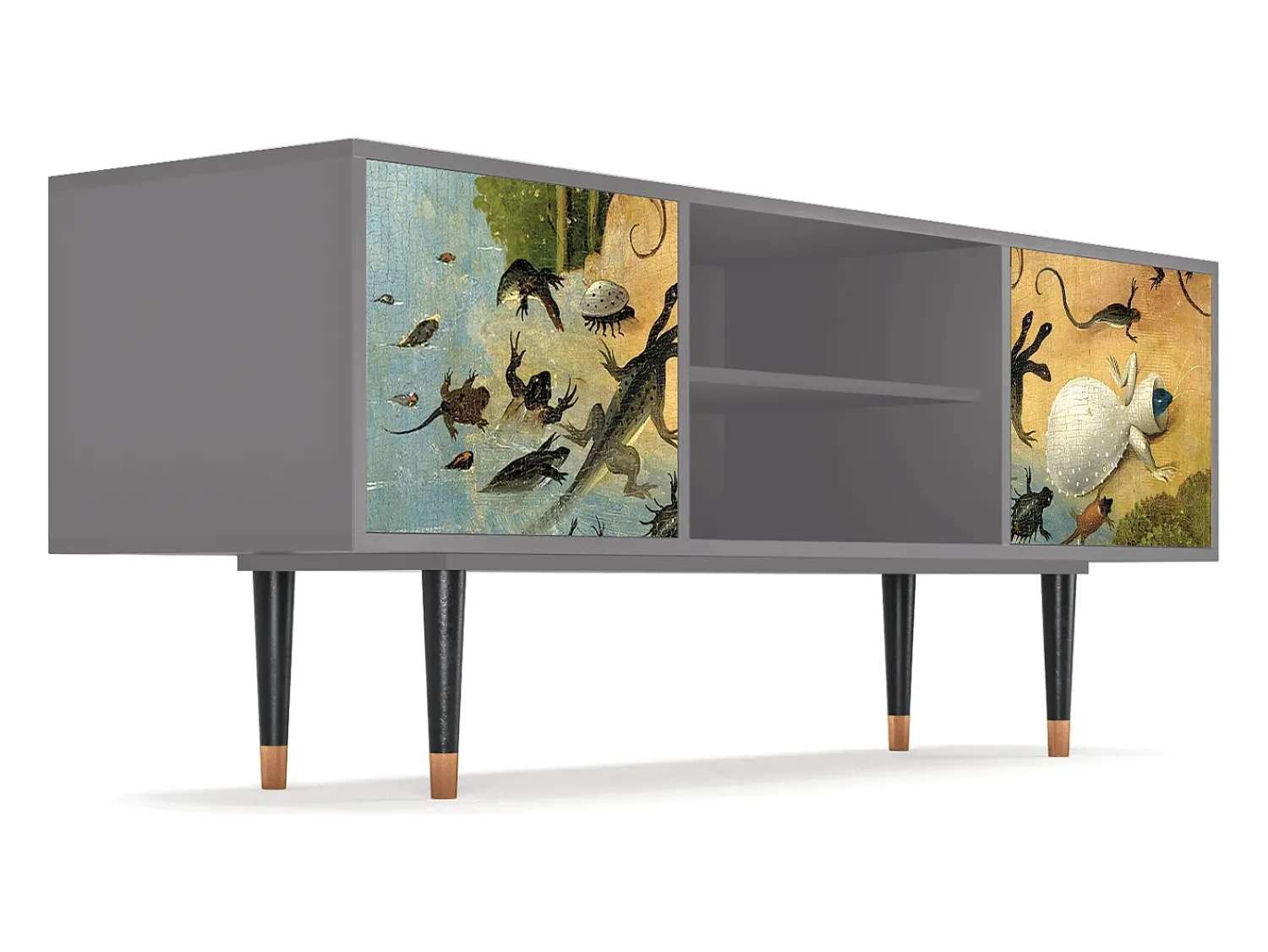 Online Mueble de TV - 170х69х48 cm - T2 - The Garden by Bosch, Cinza Cinzento