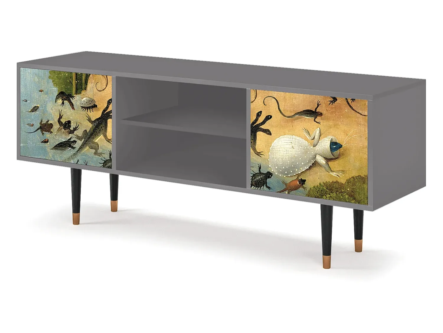 Online Mueble de TV - 170х69х48 cm - T2 - The Garden by Bosch, Cinza Cinzento
