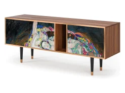 Móvel De Tv| Mueble de TV - 170х69х48 cm - T1 - The Maiden by Klimt, Nogueira Castanho