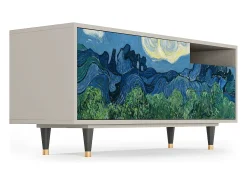 Móvel De Tv| Mueble de TV - 125х56х41 cm - T7 - The Oil Trees, Areia Bege