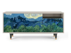 Móvel De Tv| Mueble de TV - 125х56х41 cm - T7 - The Oil Trees, Areia Bege