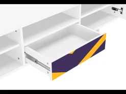 Mueble de TV - 170х59х41 cm - T6 - The Brightest Way, Branco^ Móvel De Tv