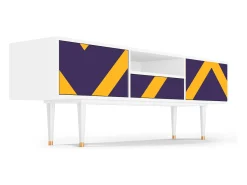 Mueble de TV - 170х59х41 cm - T6 - The Brightest Way, Branco^ Móvel De Tv