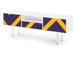 Mueble de TV - 170х59х41 cm - T6 - The Brightest Way, Branco^ Móvel De Tv