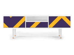 Mueble de TV - 170х59х41 cm - T6 - The Brightest Way, Branco^ Móvel De Tv