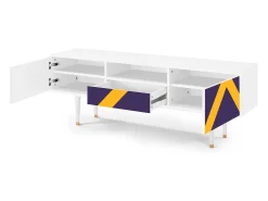 Mueble de TV - 170х59х41 cm - T6 - The Brightest Way, Branco^ Móvel De Tv
