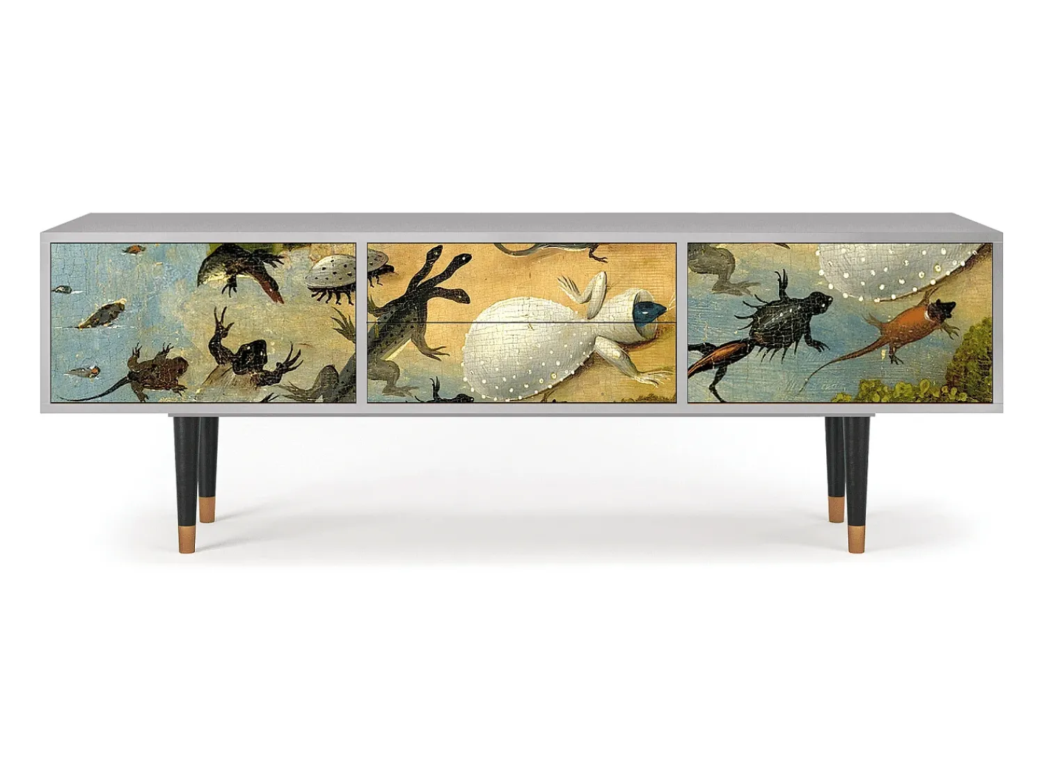 Móvel De Tv* Mueble de TV - 170х59х48 cm - T4 - The Garden by Bosch, Cinza Cinzento