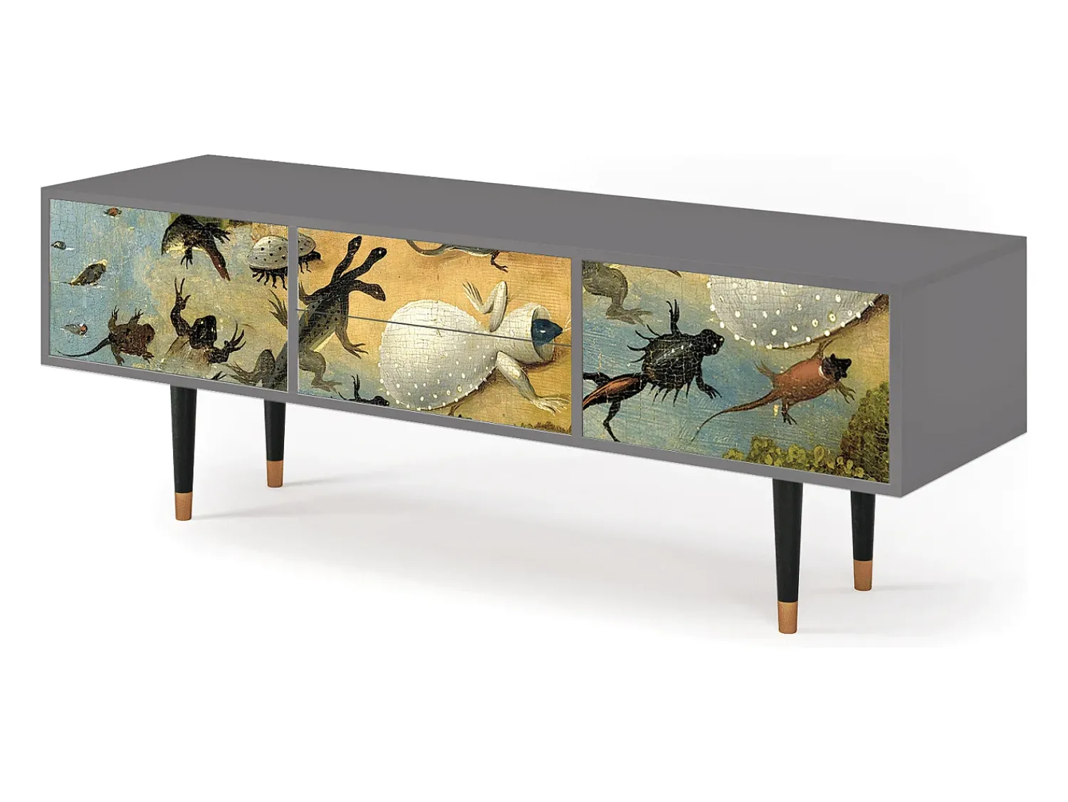 Móvel De Tv* Mueble de TV - 170х59х48 cm - T4 - The Garden by Bosch, Cinza Cinzento