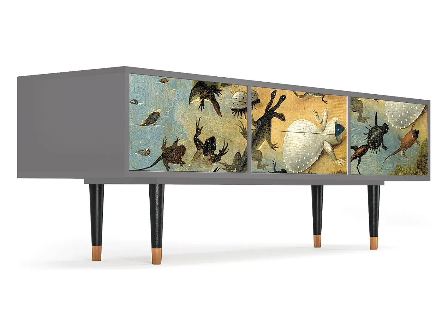 Móvel De Tv* Mueble de TV - 170х59х48 cm - T4 - The Garden by Bosch, Cinza Cinzento