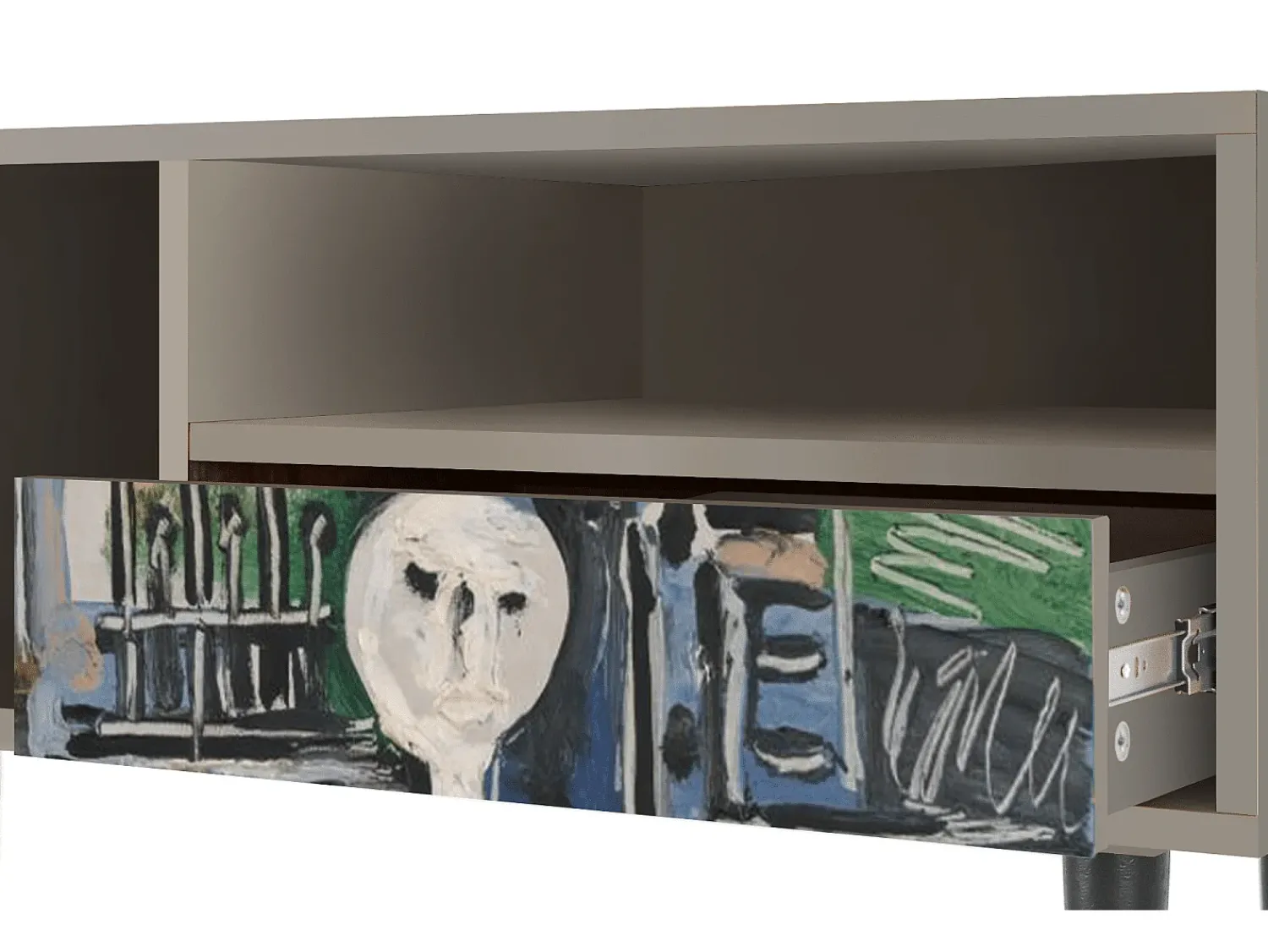 Sale Mueble de TV - 115х59х48 cm - T3 - The Studio , Areia Bege